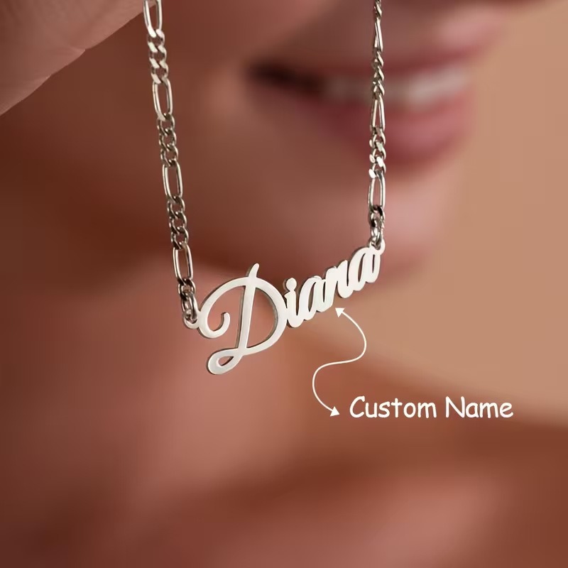 Men Accessories Gift Box - Customized Figaro Chain Necklaces Name Personalized