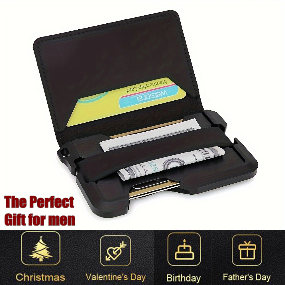 Card Case Minimalist - Minimalist Wallet for Men - Slim