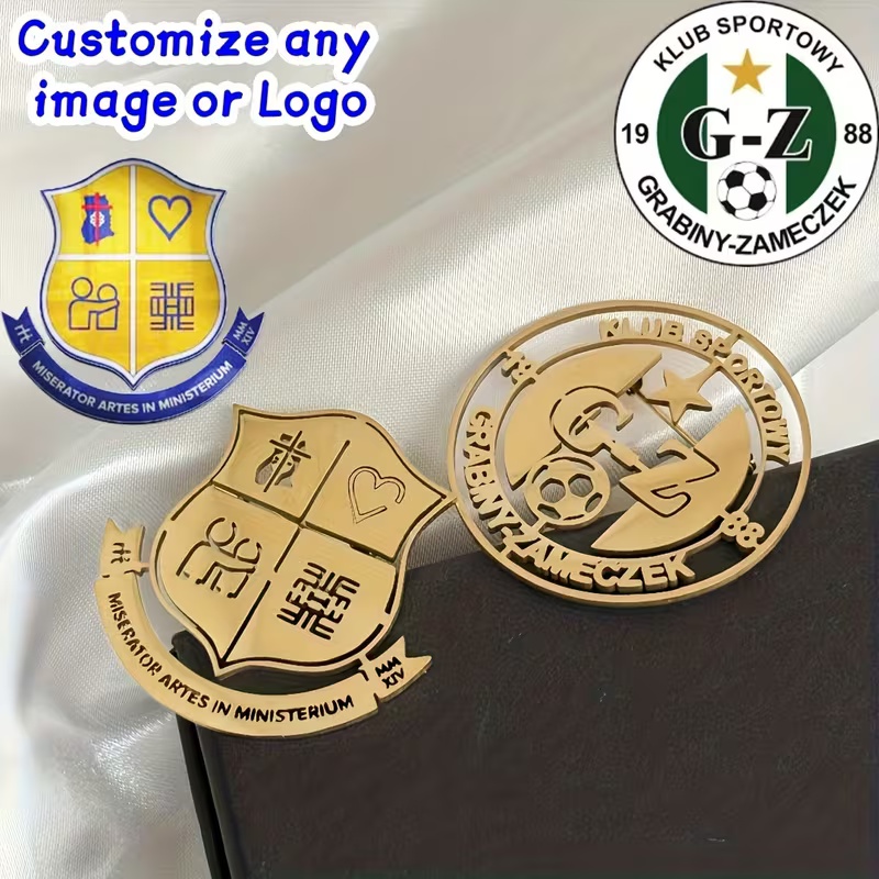 Custom Logo Brooch Simple Crea - Men Accessories Brooch review and price