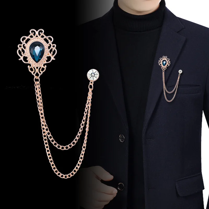 New Vintage Tassel Chain Rhine - Men'S Accessories With Suits review and price