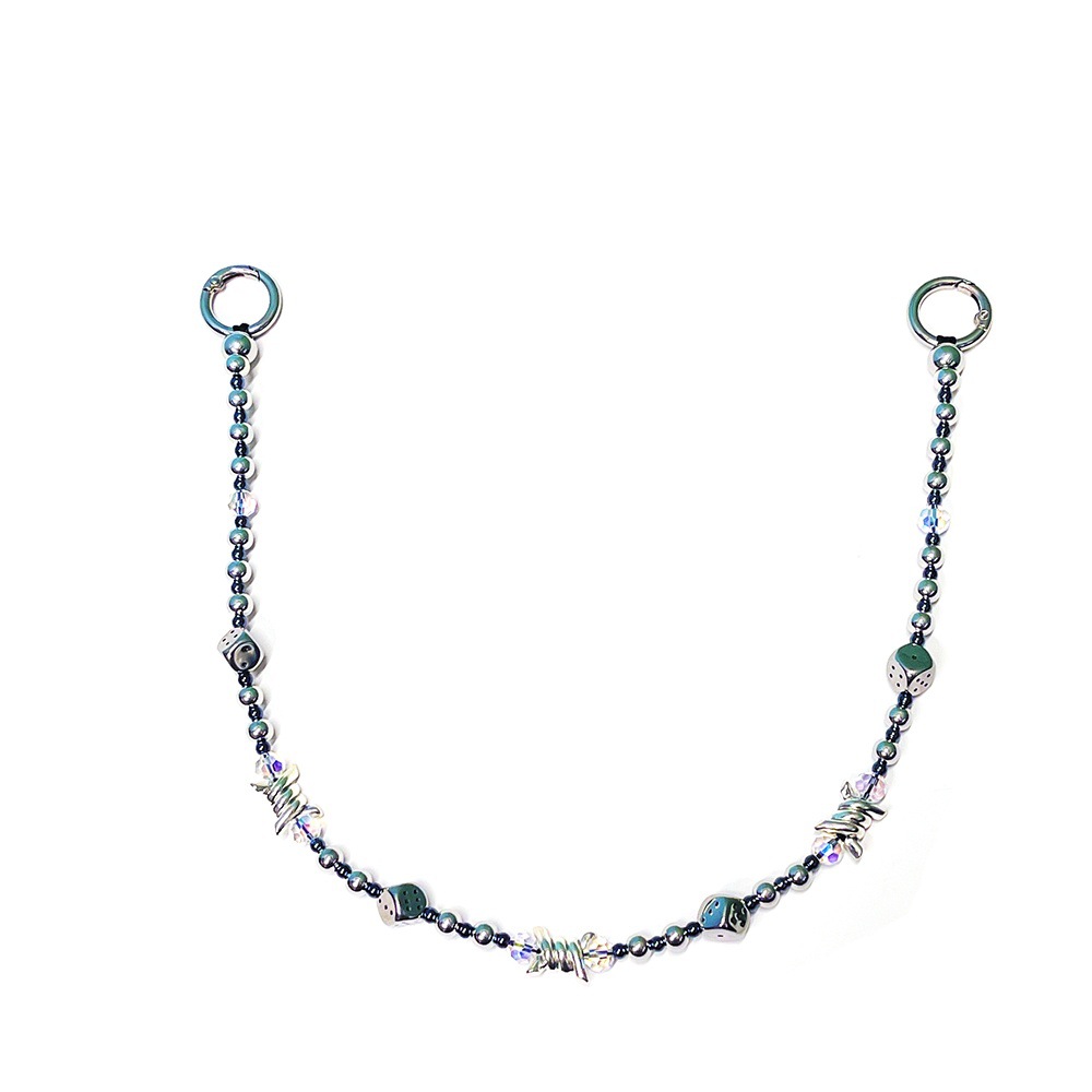 HERLOOK Cool Punk Dice Metal B - Men Accessories Chain review and price