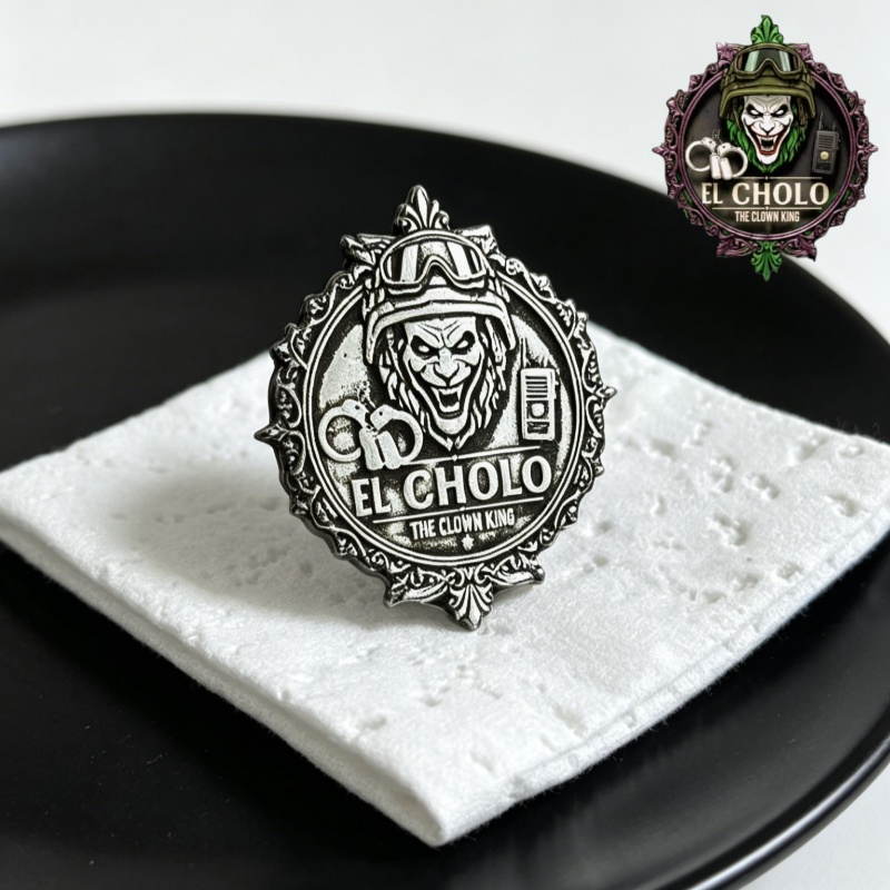 Custom Clown Logo Brooch Perso - Men Accessories Brooch review and price
