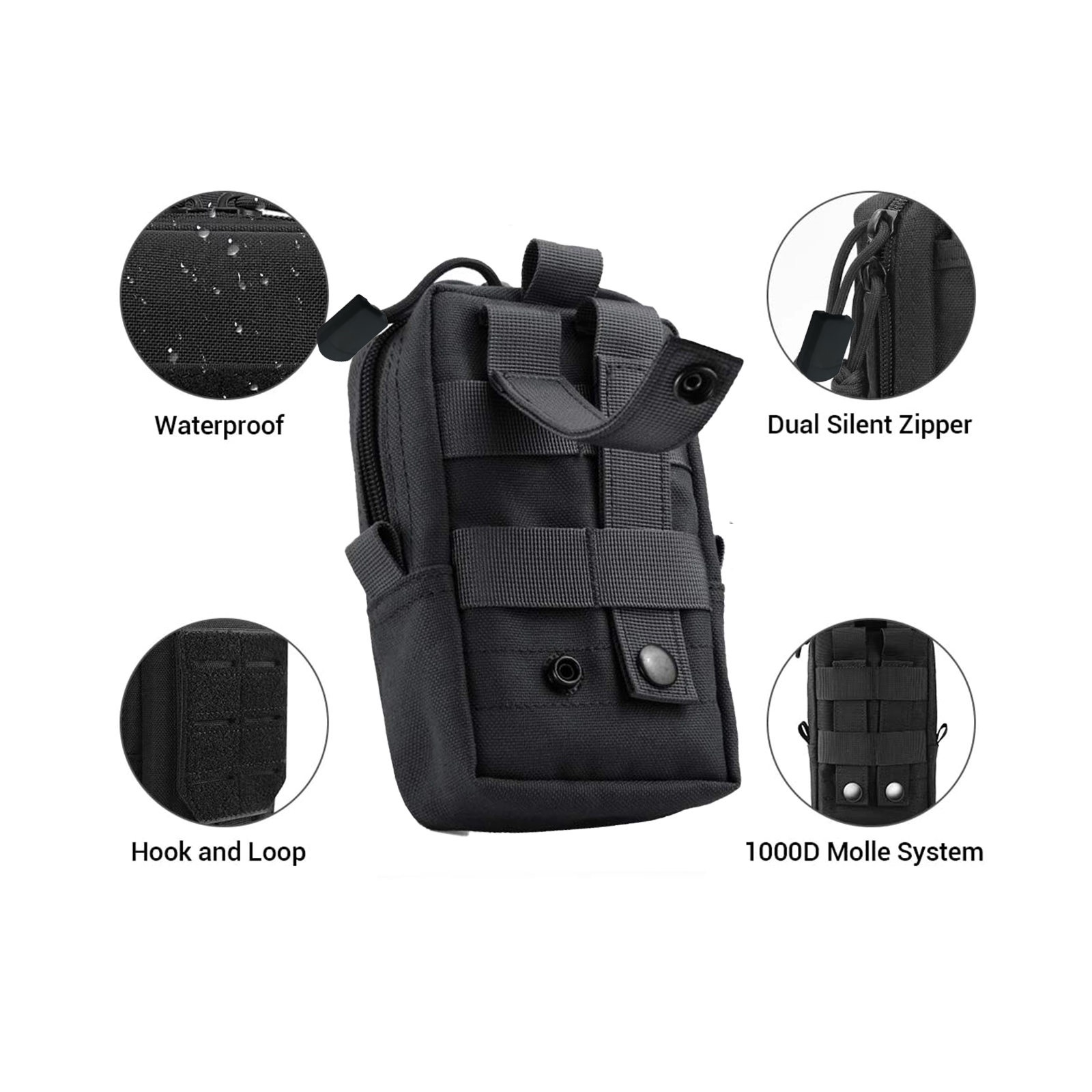 Tactical Molle Pouch Waist Bag - Men Accessories Bag review and price