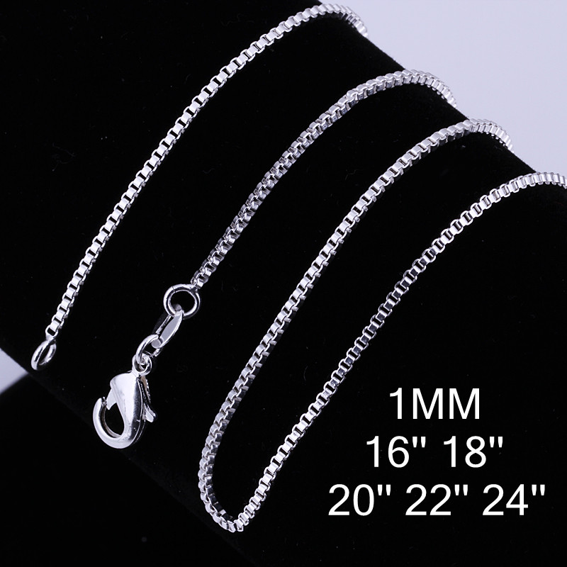 10pcs 16-24inch 925 Sterling S - Men Accessories Gift Box review and price