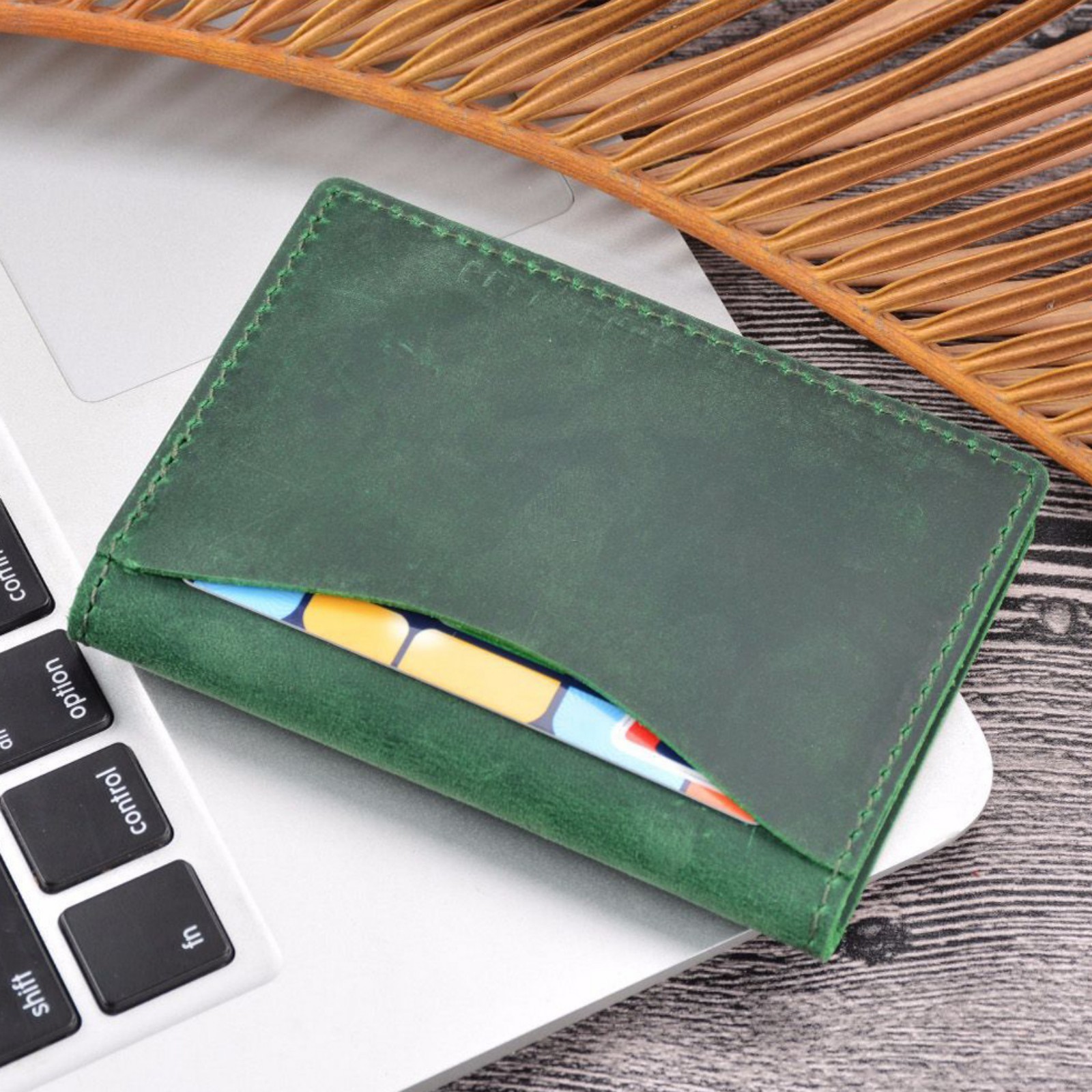 Genuine Leather Pocket Slim Ca - Card Case Minimalist review and price