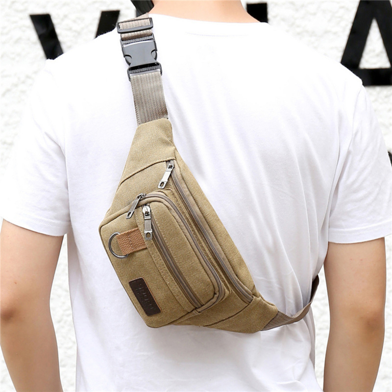 Chest Bag Canvas Waist Bag Wom - Men Accessories Bag review and price
