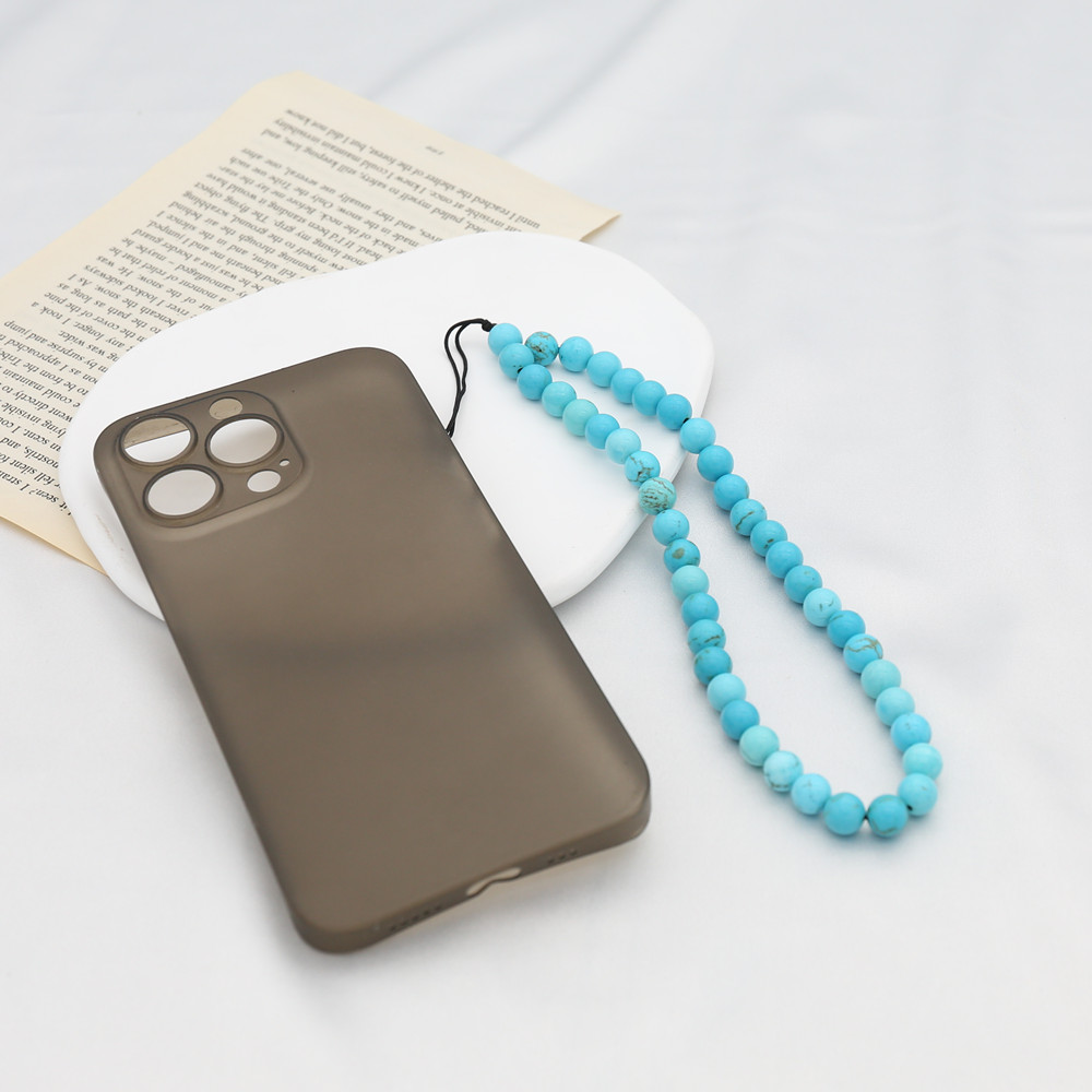 8MM Blue Turquoise Beaded Mobi - Men Accessories Chain review and price