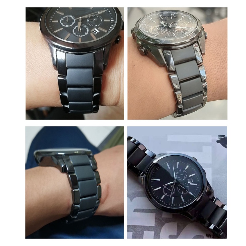 Ceramic watch strap For Armani - Men'S Accessories Armani review and price