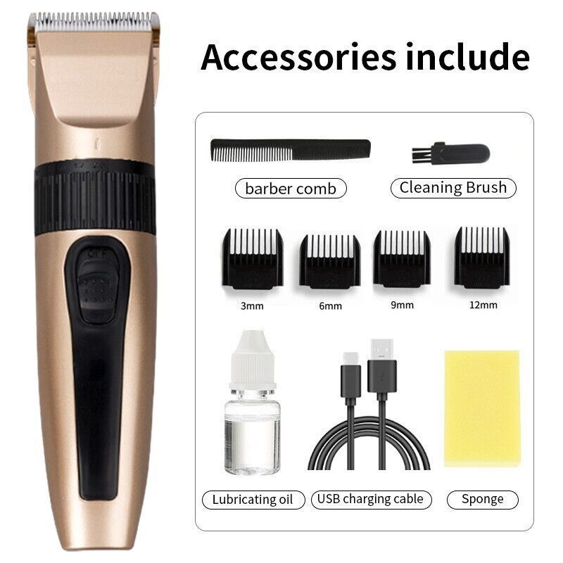 Professional Cordless Hair Cli - Men Accessories Combo review and price