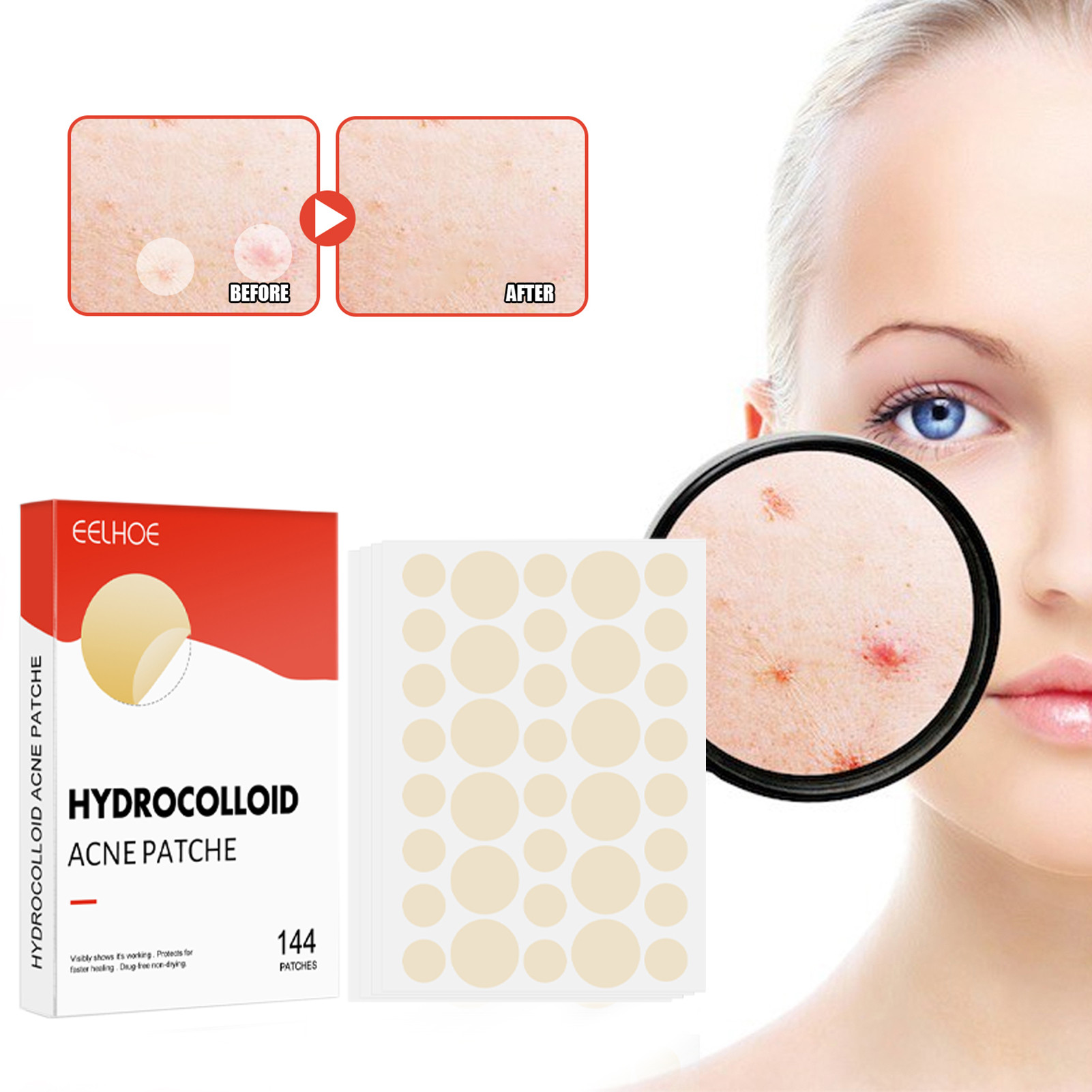 144pcs/set Face Skin Care Acne - Men Accessories Combo review and price