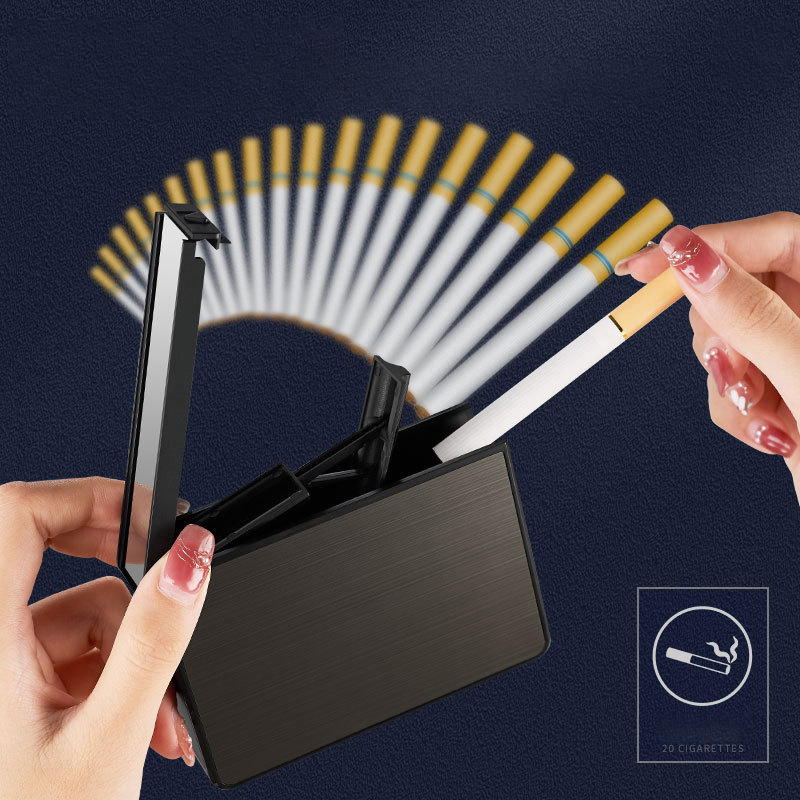 Automatic Cigarette Case Porta - Men Accessories Gift Box review and price