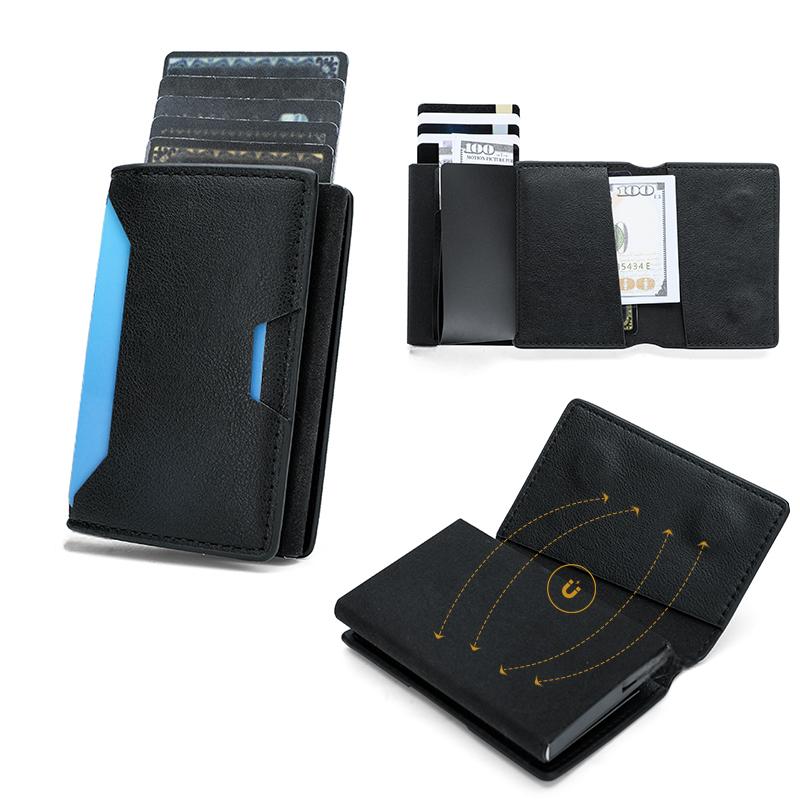 Magnetic anti-theft RFID credi - Card Case Minimalist review and price
