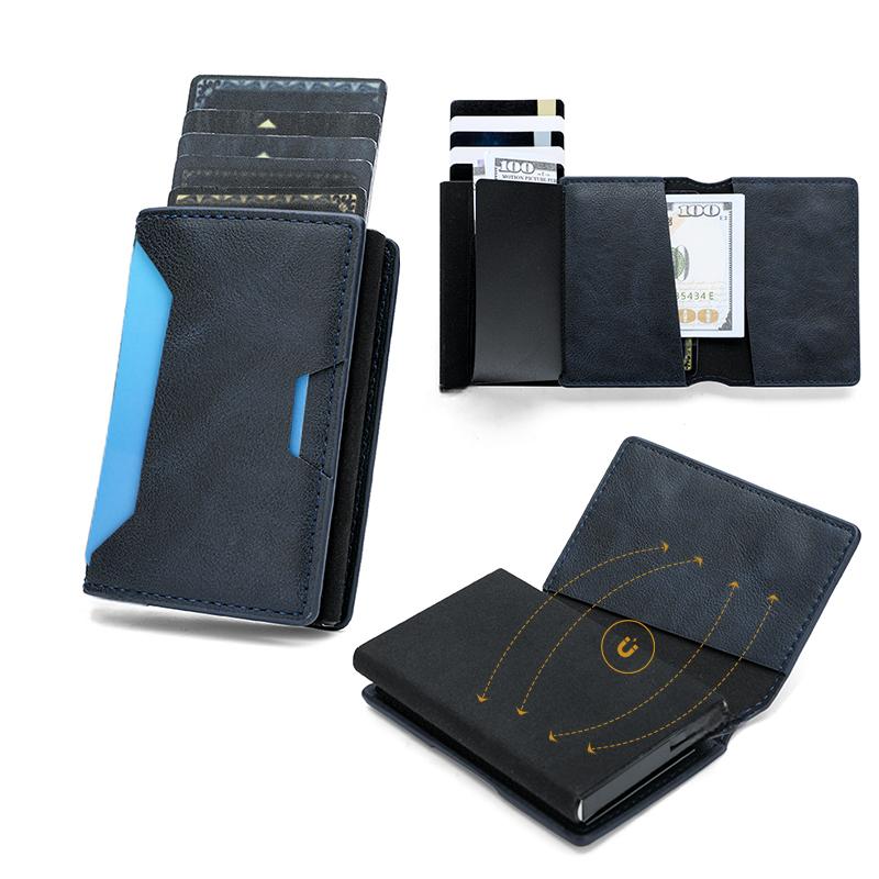 Magnetic anti-theft RFID credi - Card Case Minimalist review and price