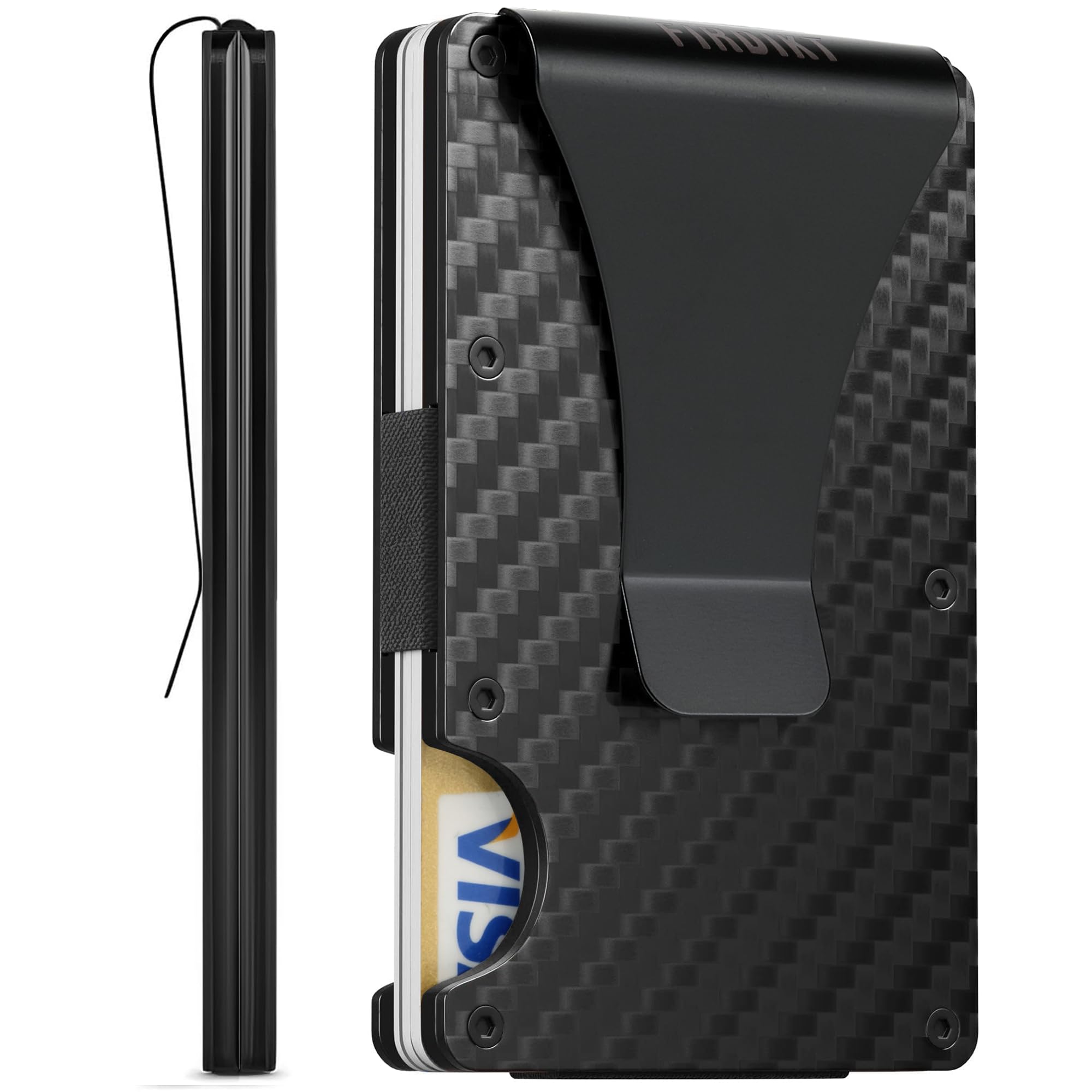 Carbon Fiber Wallet, Metal Mon - Card Case Minimalist review and price