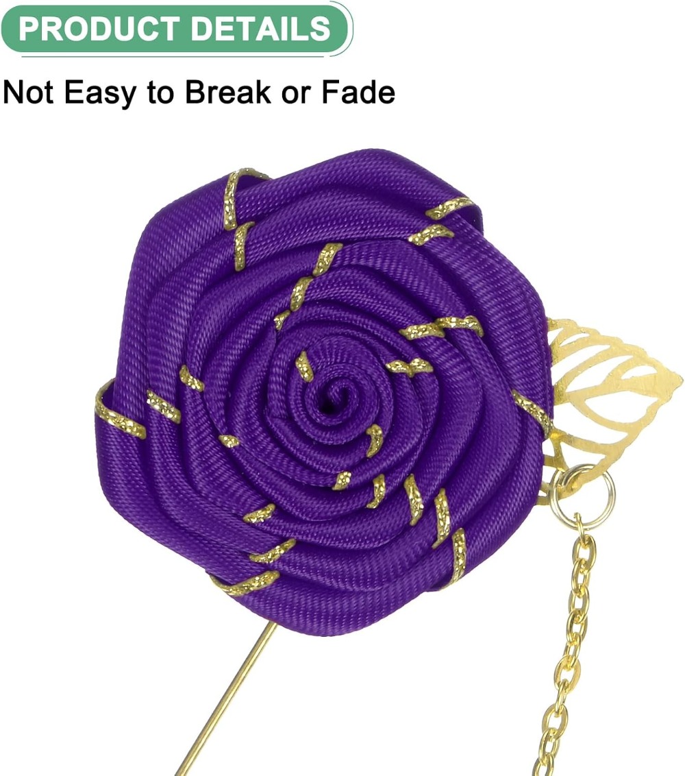 Rose Brooch Pin Cloth Rose Flo - Men Accessories Brooch review and price