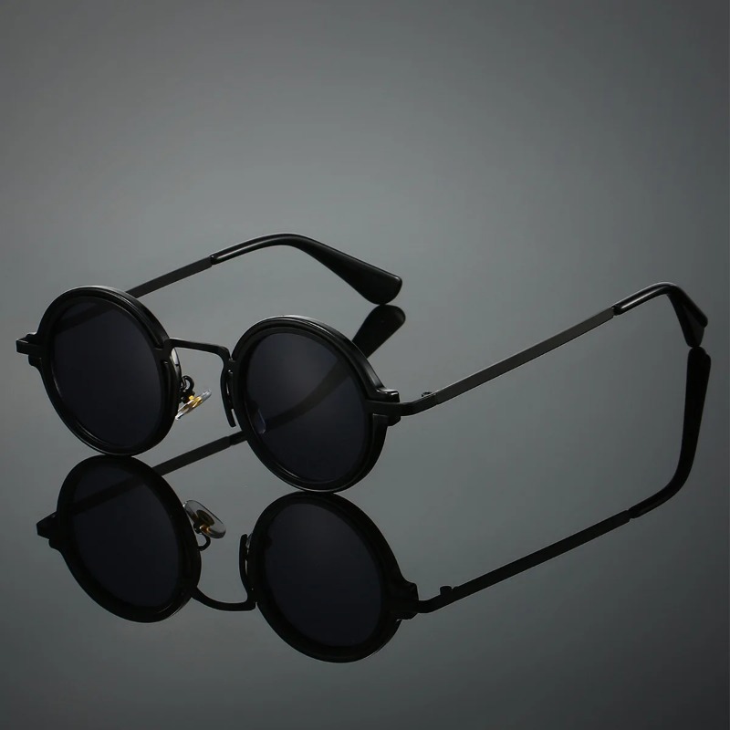 New Retro Metal Round Frame Su - Quality Men'S Accessories review and price