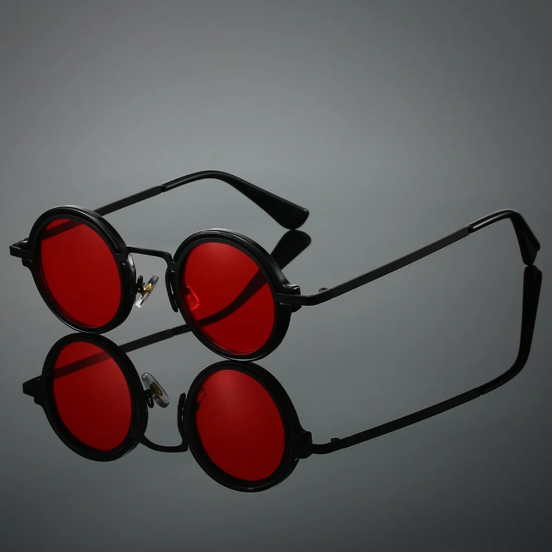 New Retro Metal Round Frame Su - Quality Men'S Accessories review and price