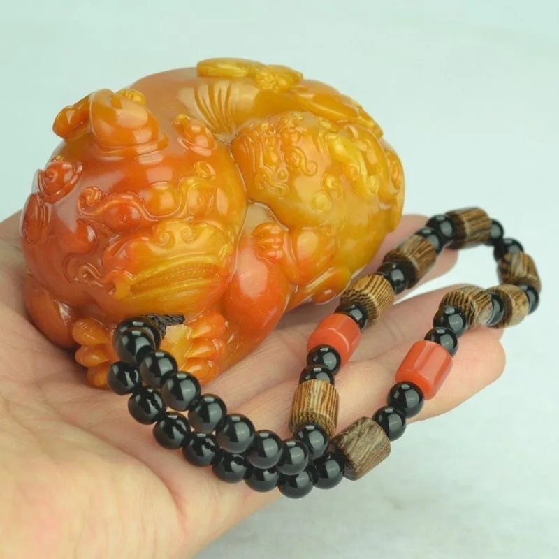 Natural Huang Longyu Pixiu Pen - Men Accessories Chain review and price