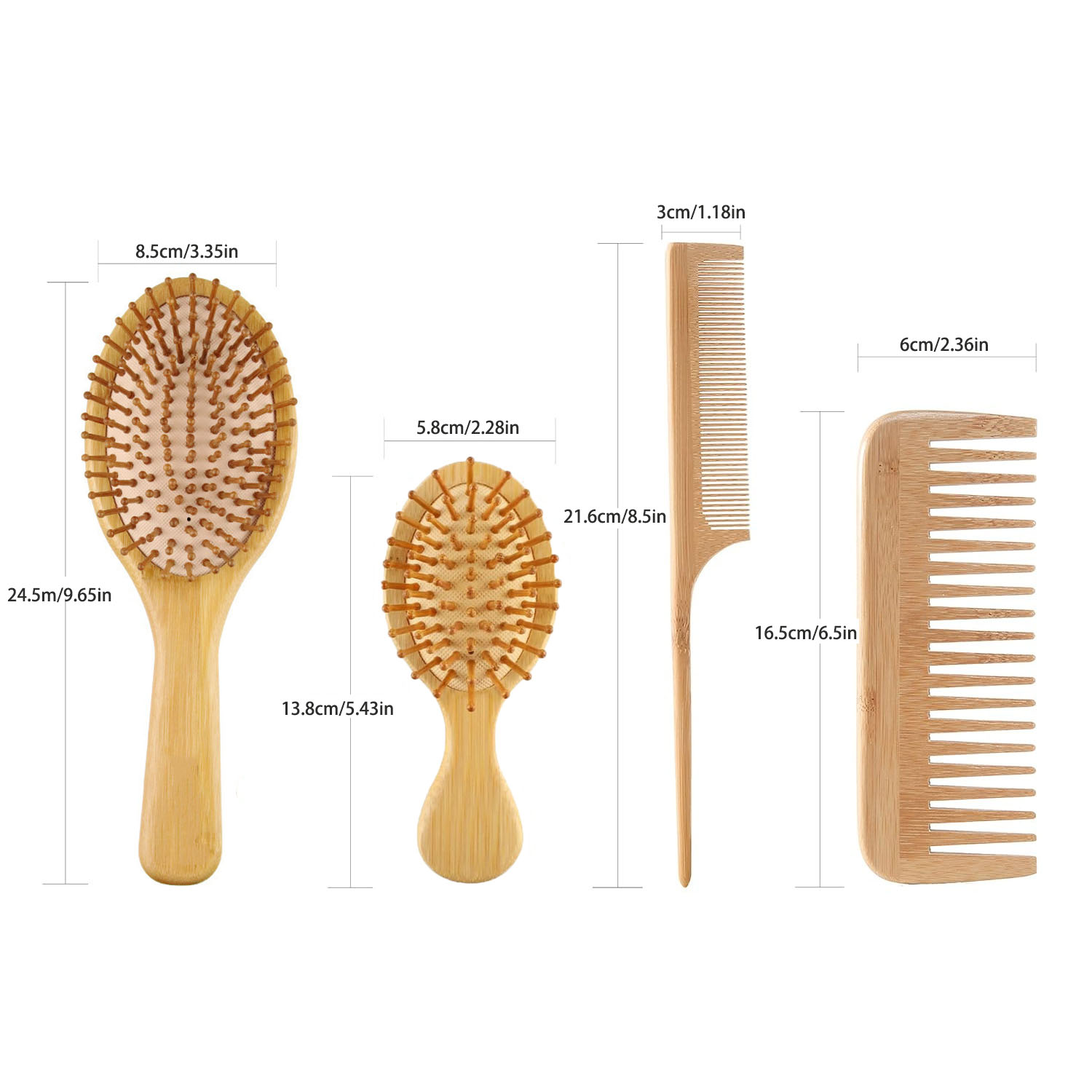 Bamboo Hair Brush Comb Set for - Men Accessories Combo review and price